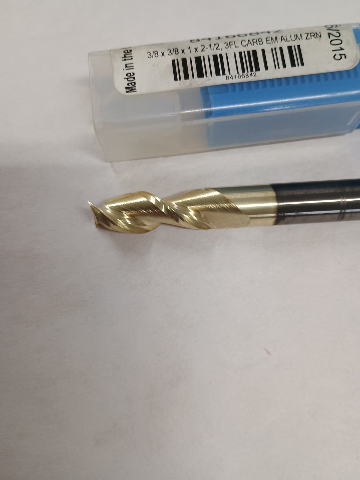 Benchmark 3/8″ Carbide Square End Mill EM alum ZRN 84166