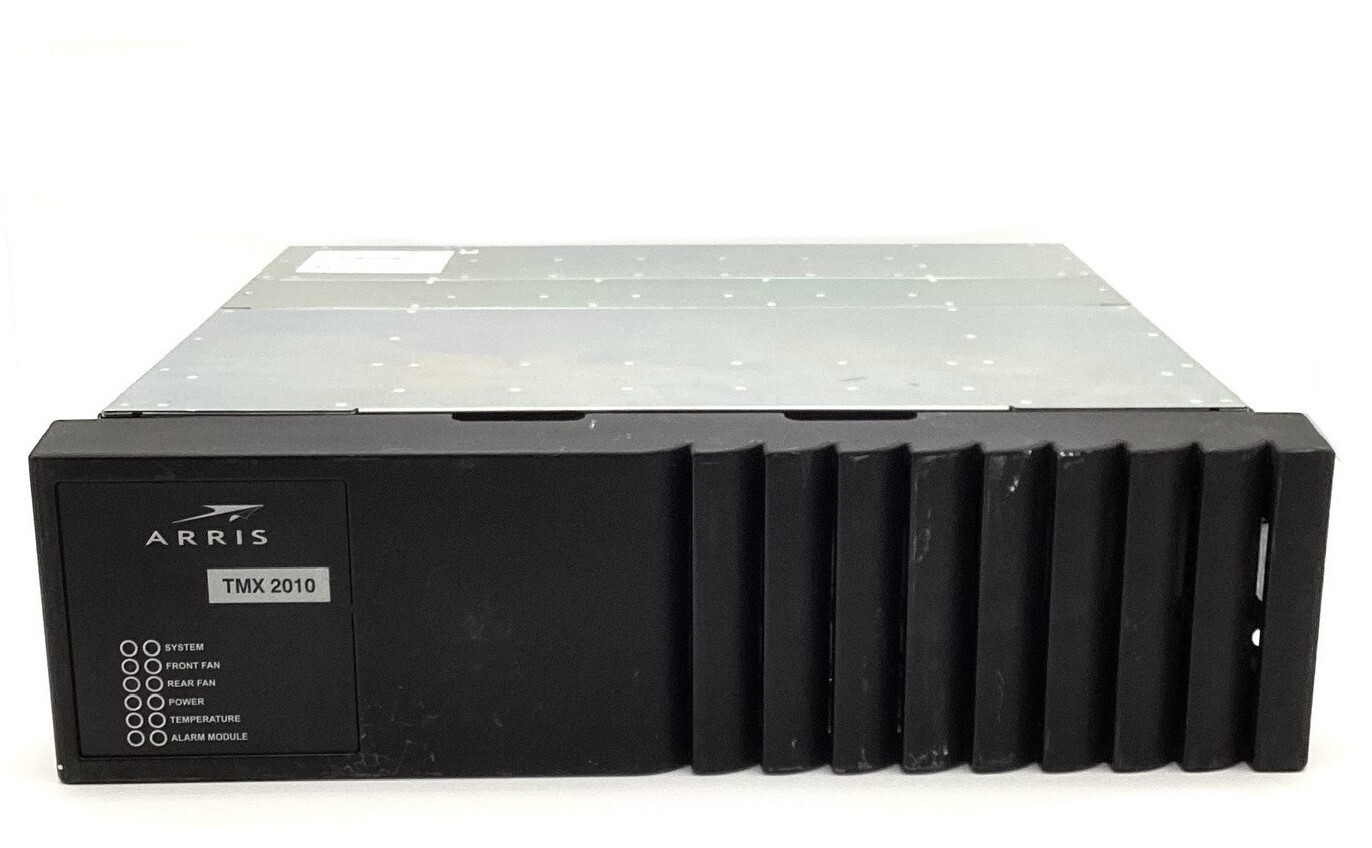 Motorola Arris TMX-2010 Transport Multiplexer w/ ROM-STD and RIM-ASI modules