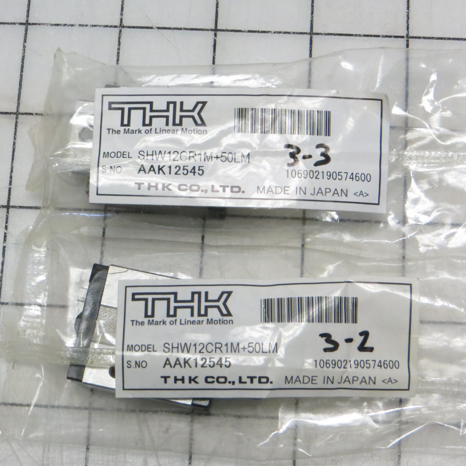 THK Caged Ball Linear Motion LM SHW Guide Rails Assortment – 13 pcs.