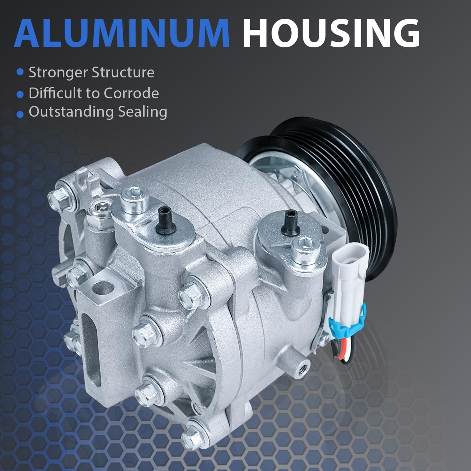 A/C Compressor w/Clutch For Chevrolet Trax 2013-2021 Sonic 2013-2020 Buick En…