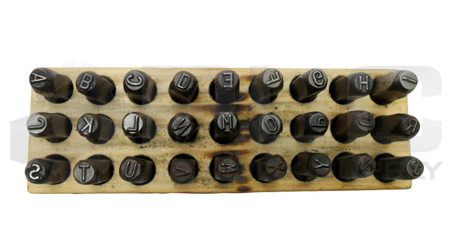 SET OF 29 TRITA 3163247 LETTER STAMPS SET 5MM