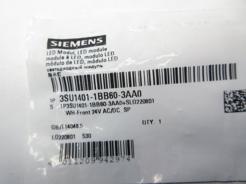 SIEMENS 3SU1401-1BB60-3AA0 24VAC NSMP