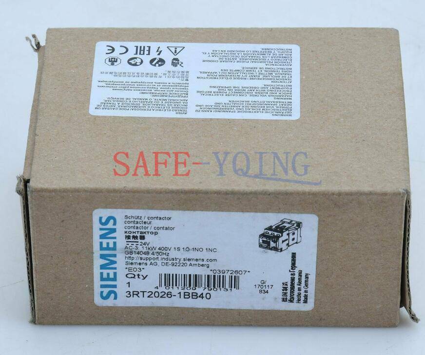 One Siemens Contactor 3RT2026-1BB40 IN BOX New