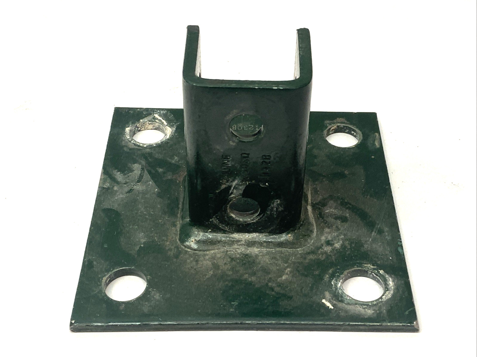 Eaton B280SQ Square Post Base Green 6″ x 6″ x 3 1/2″ Fits B22 1 5/8″