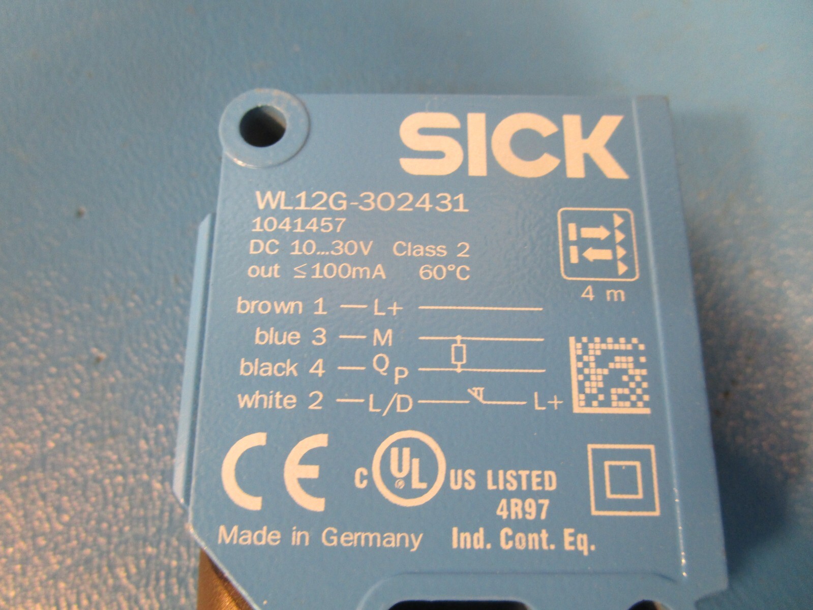 SICK WL12G-302431, Photoelectric Retro-Reflective Sensor