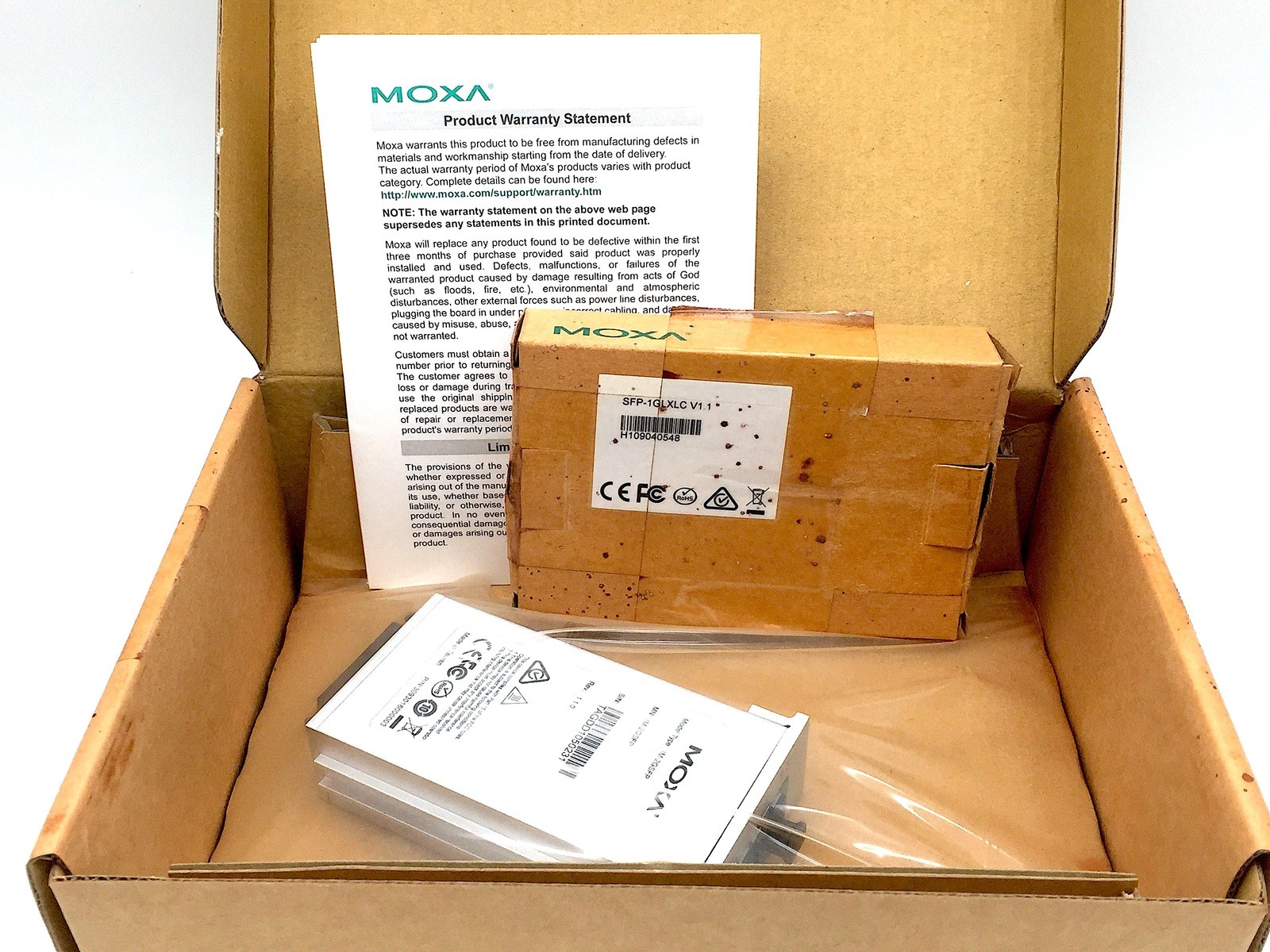 MOXA  IM-2GSFP V1.1.0 Ethernet Interface Module with SFP-1GLXLC V1.1