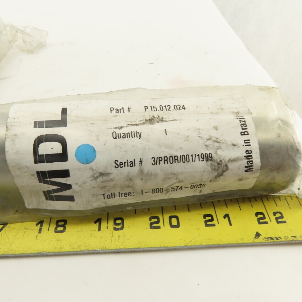 MDL P15.012.024 Straight Guide Post 6″x1/2″ 3/8-16 Thread Lot of 7