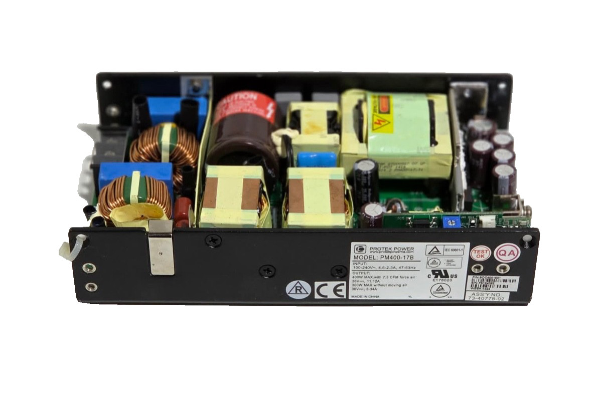 Protek PM400-17B 120v-240 400W 36v Power supply module USED.