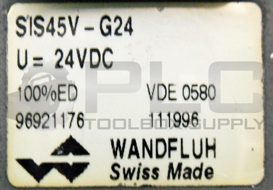 WANDFLUH AS32060B-V-S1779 VALVE 300bar 98905354 06.98