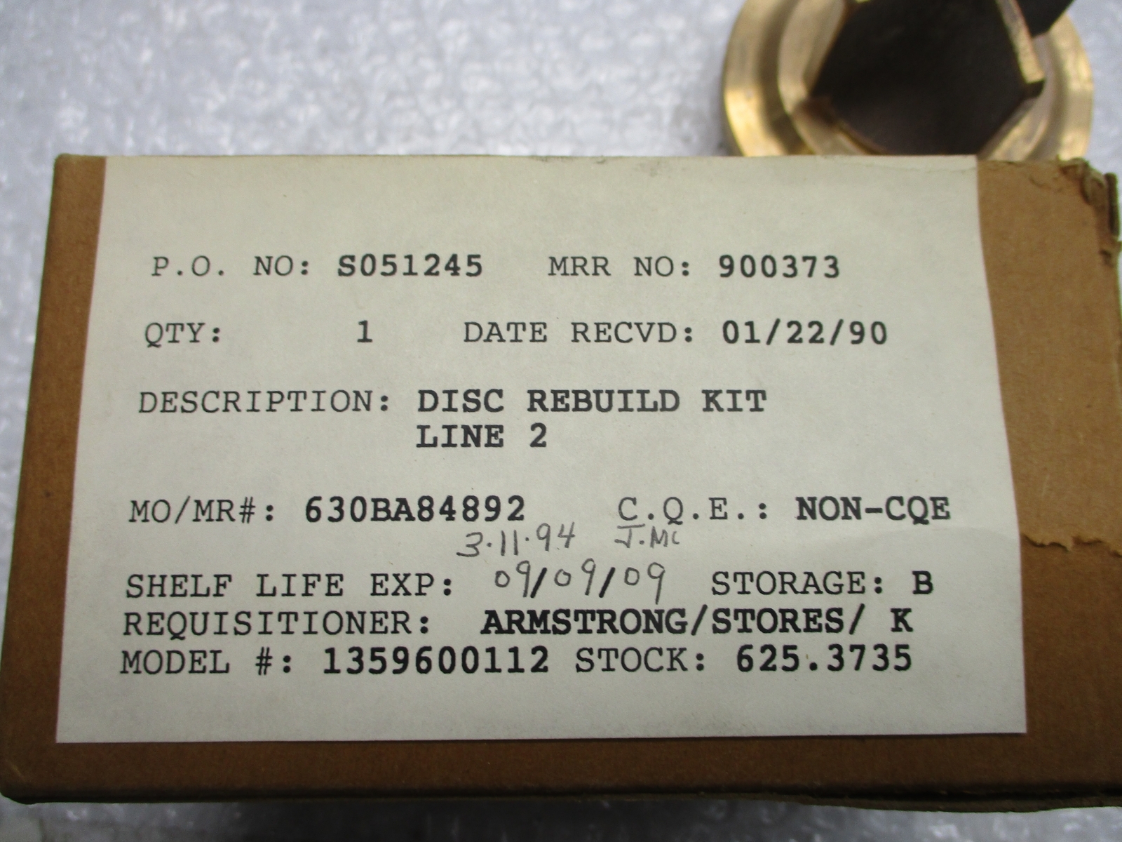 INDUSTRIAL SPARE 630BA84892 COUPLING NSMP