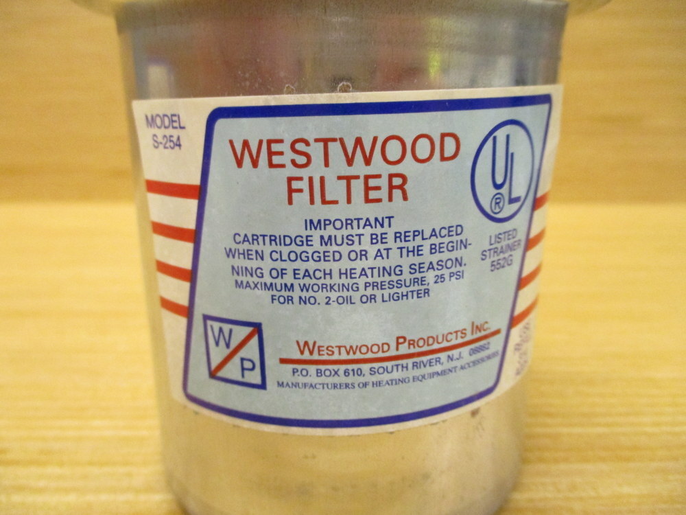 Twin Seal S-254 Westwood Fuel Oil Filter S254