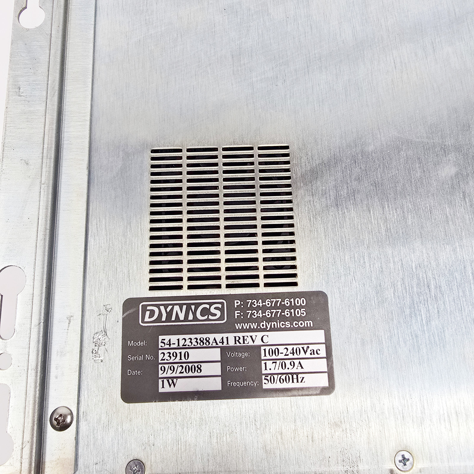 DYNICS 54-123388A41 REV C/D INDUSTRIAL COMPUTER