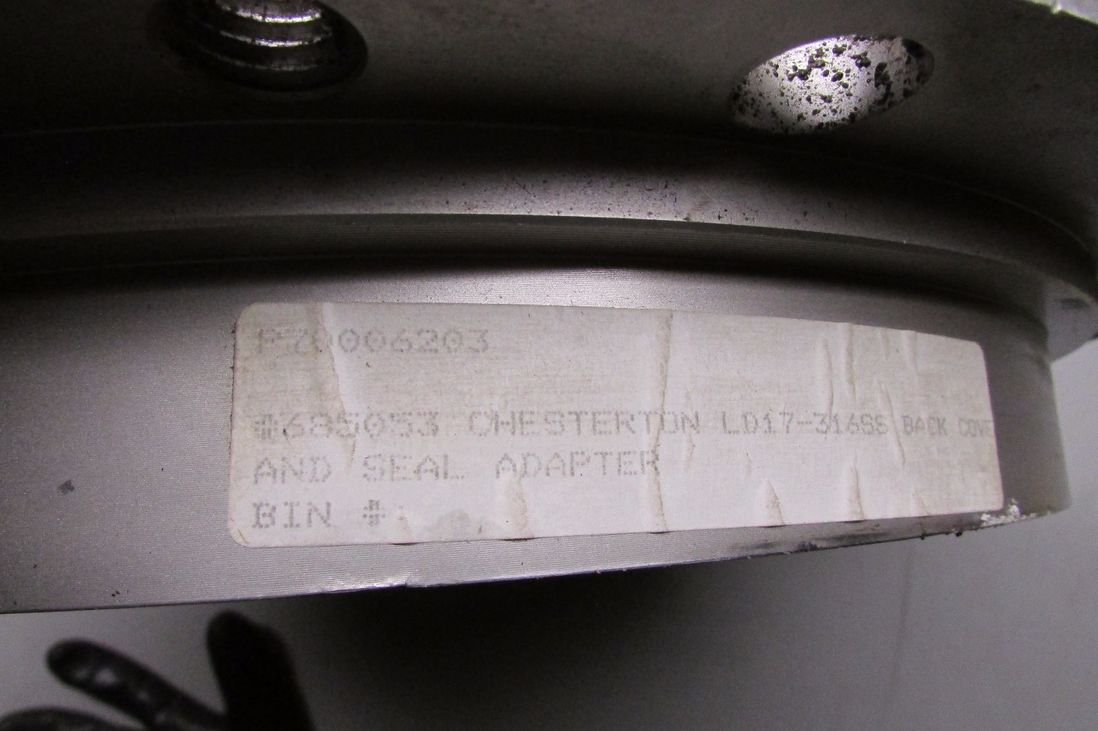 Chesterton LD17-316SS Back Cover and Seal Adapter 685053