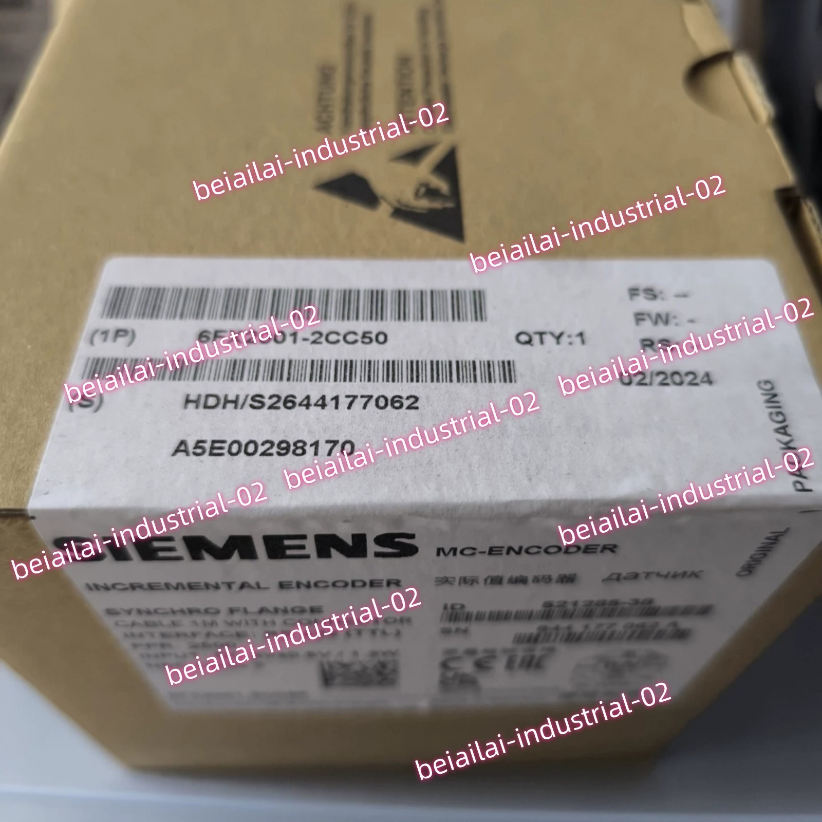 SIEMENS Actual Value Encoder 6FX2001-2CC50#1pcs new in box