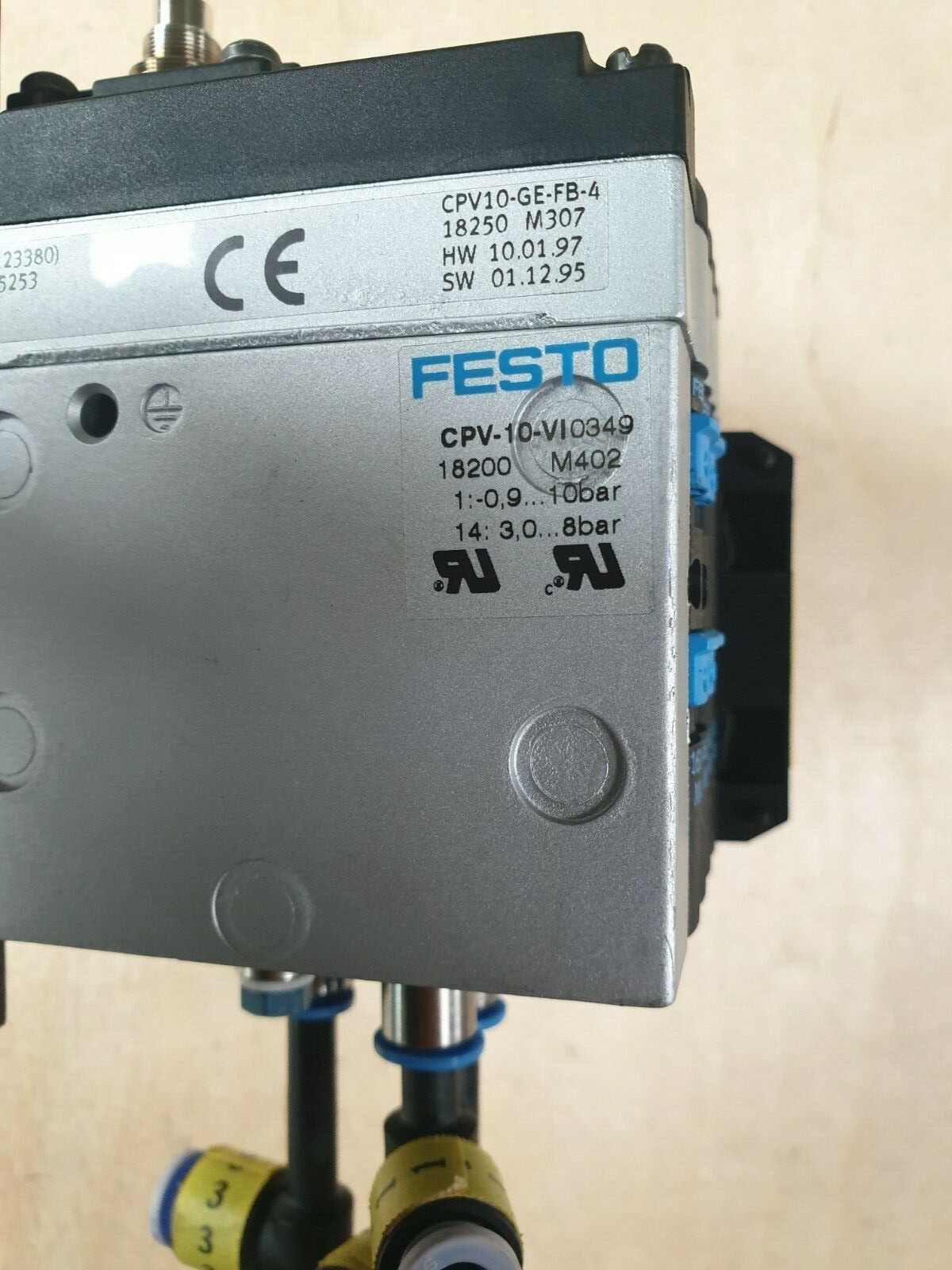 FESTO 18200 + 18250 + 161415 +161416 + (X2) 161368 PNEUMATIC BLOCK (R3S7.3B2)