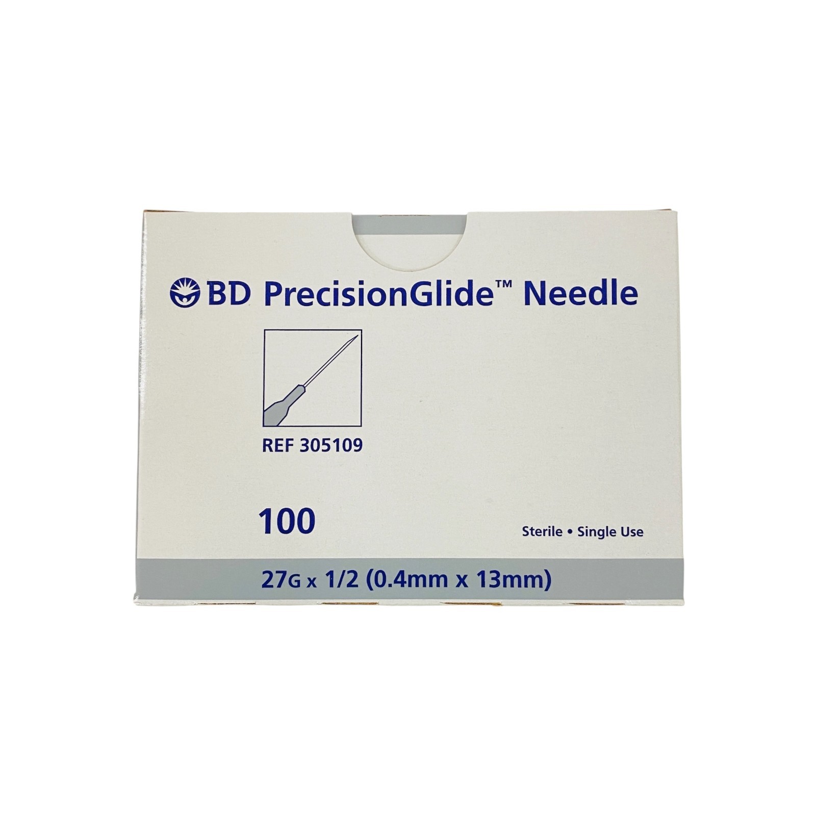 BD 27G x 1/2 REF 305109, Box of 100