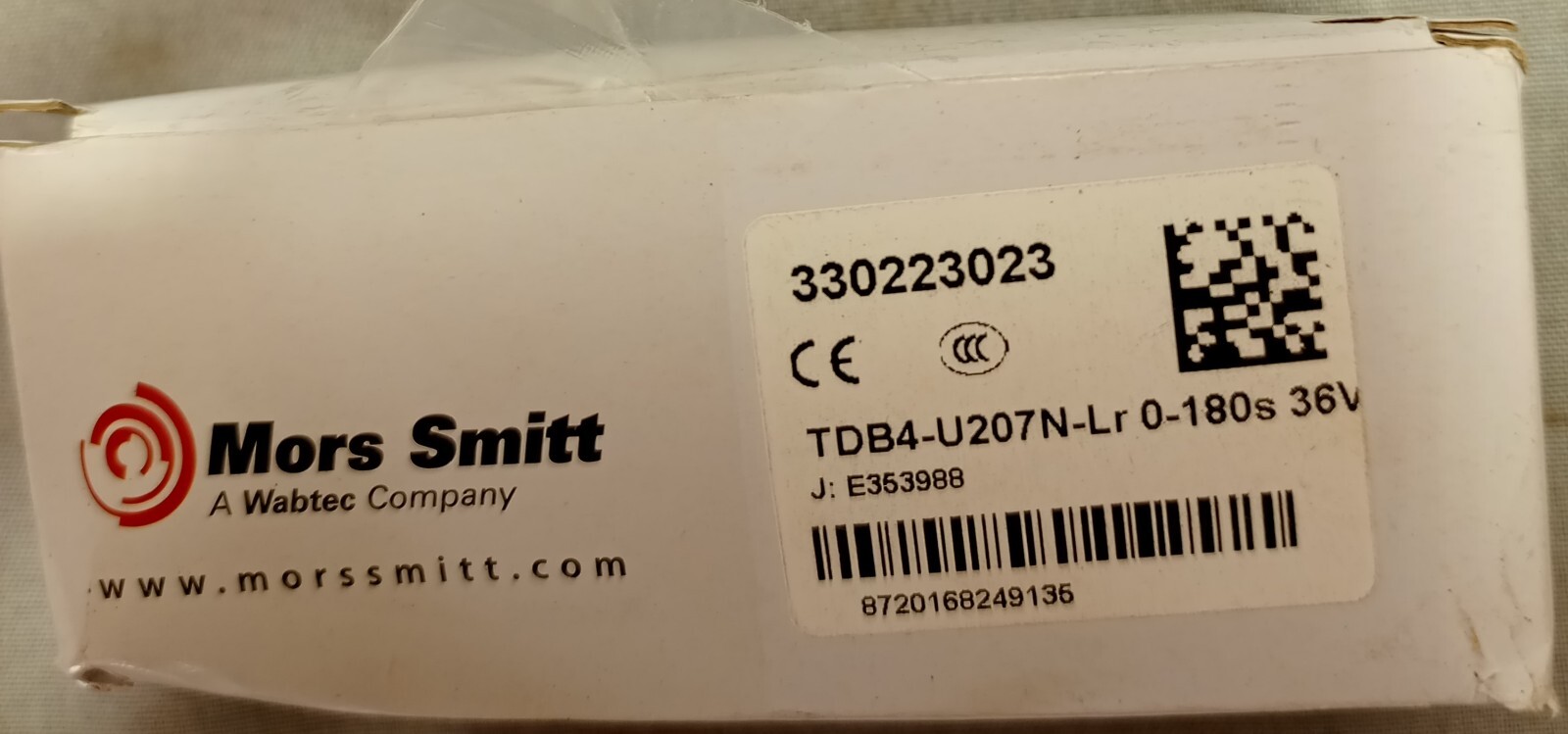 Lot Of 3 Mors Smitt TDB4-U207N-Lr 0-180s 36V