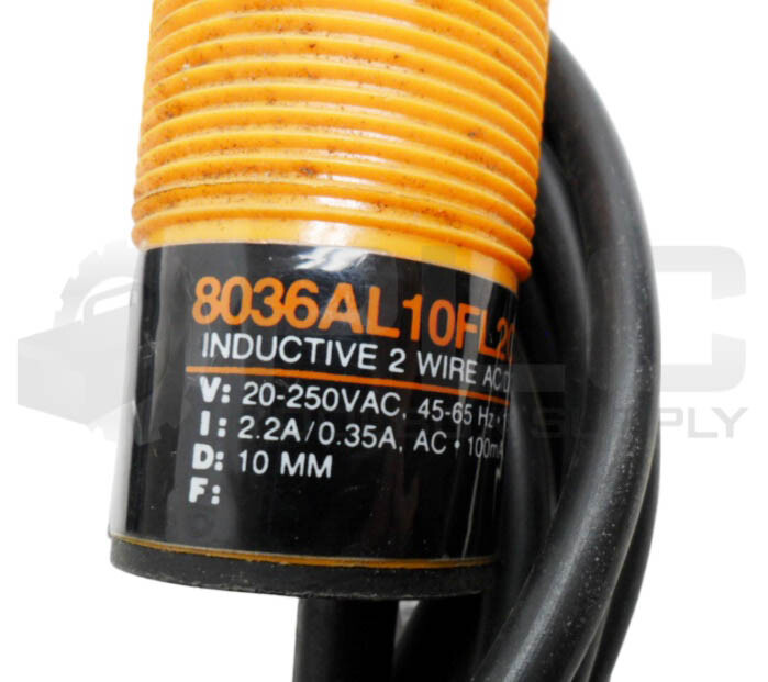 EFECTOR 8036AL10FL2CBXX PROXIMITY SWITCH 20-250VAC 45-65HZ 15-250VDC