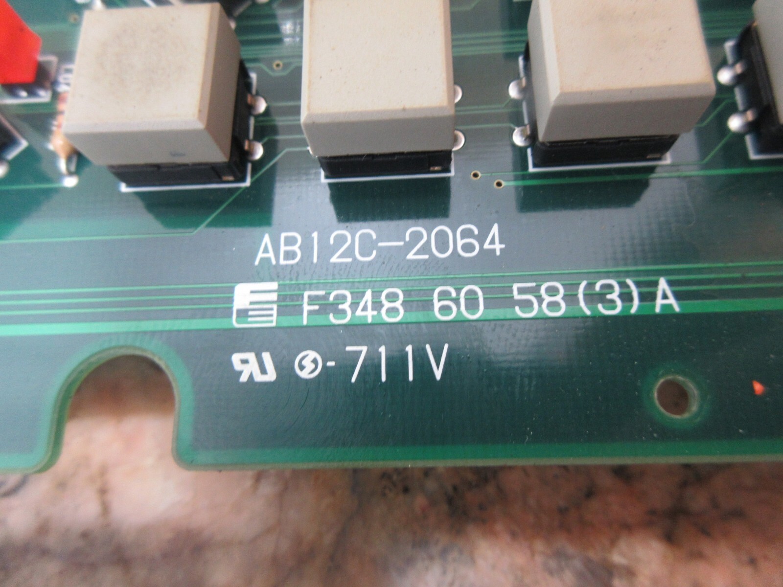 FUJI CIRCUIT BOARD AB12C-2064 F348 60 58 (3) A 711V B52J059-2 WARRANTY