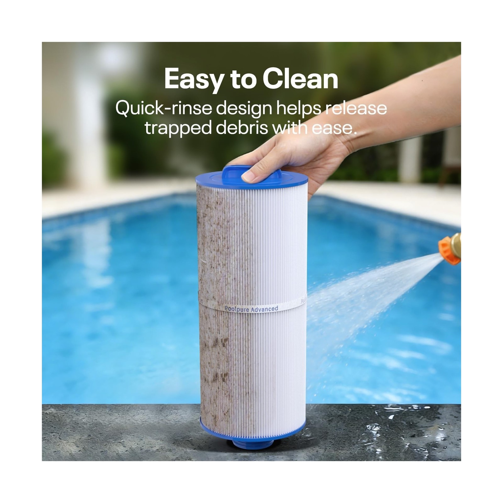 POOLPURE J300 Spa Filter Replaces PJW60TL-F2S, Jacuzzi Filters J-300, J400, U…