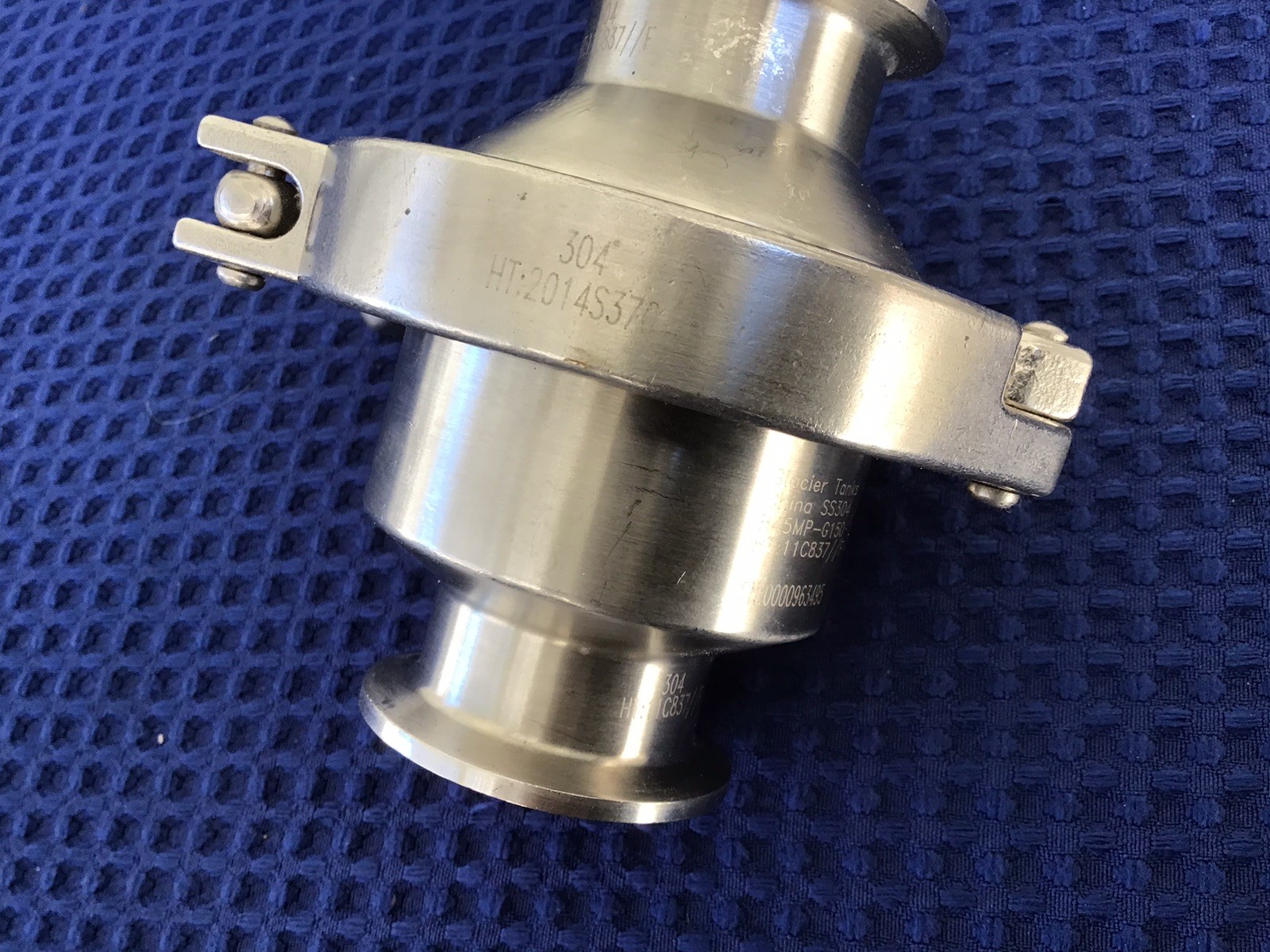Glacier Tanks G45-MP-G150 1.5 Inch Tri Clamp Check Valve SS104 Stainless