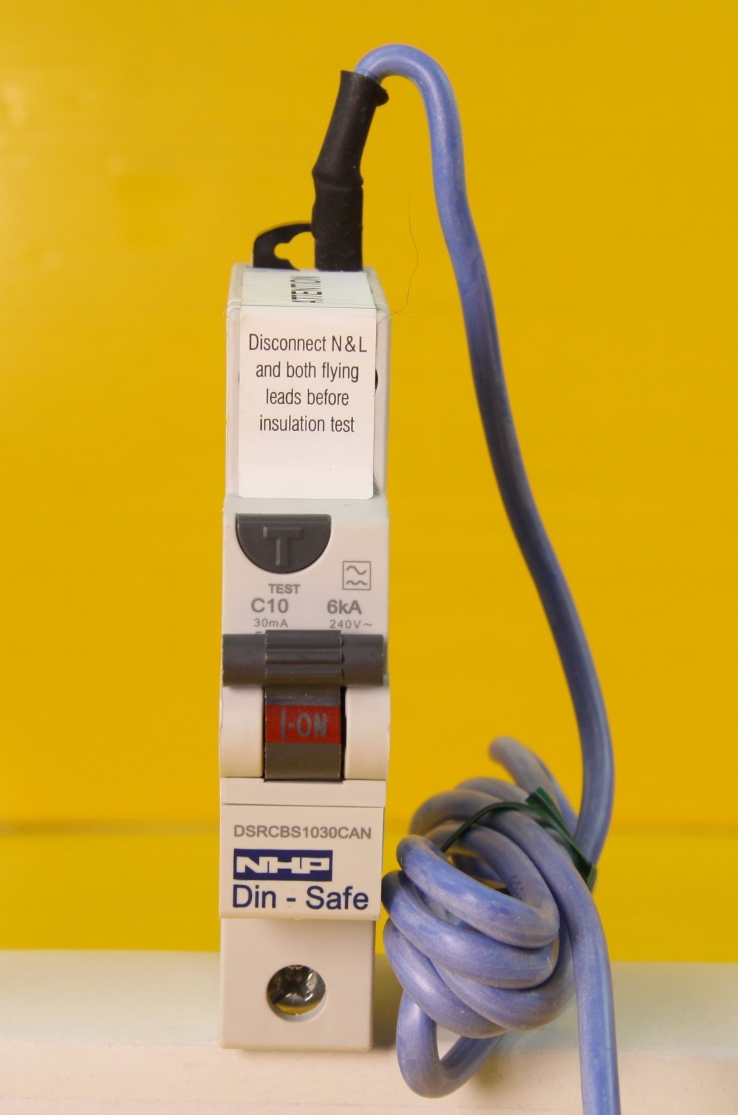NHP DSRCBS1030CAN RCBO Circuit Breaker 10A , 1P+N 30mA , 6kA C , Type A