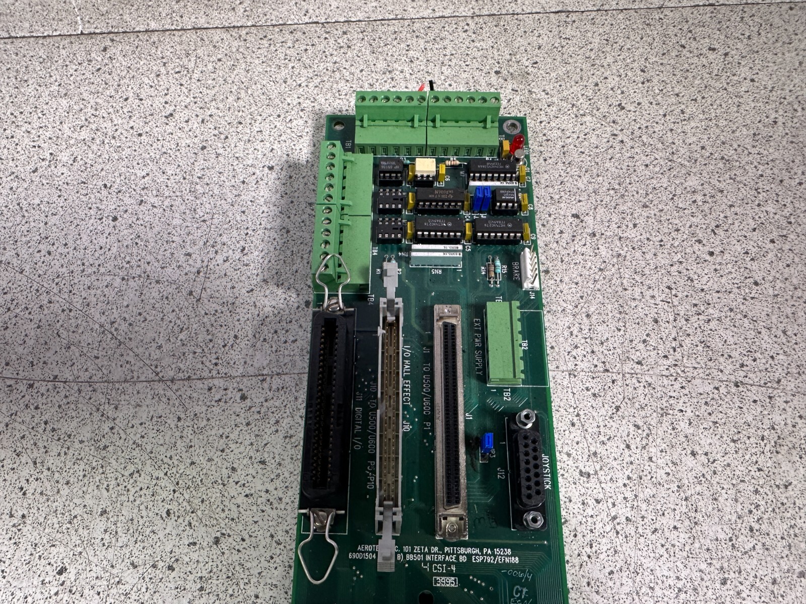 Aerotech 690D1504 Rev. B BB501 Interface Board ESP00792