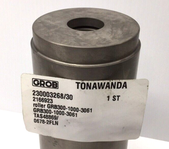 Grob GRB300-1000-3061 Steel Roller 3″ OD 7-9/16″ OAL 25mm Bore 2166923