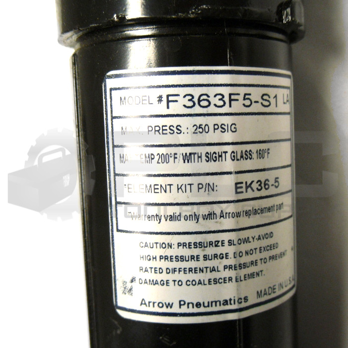 ARROW F363F5-S1 PNEUMATIC REGULATOR