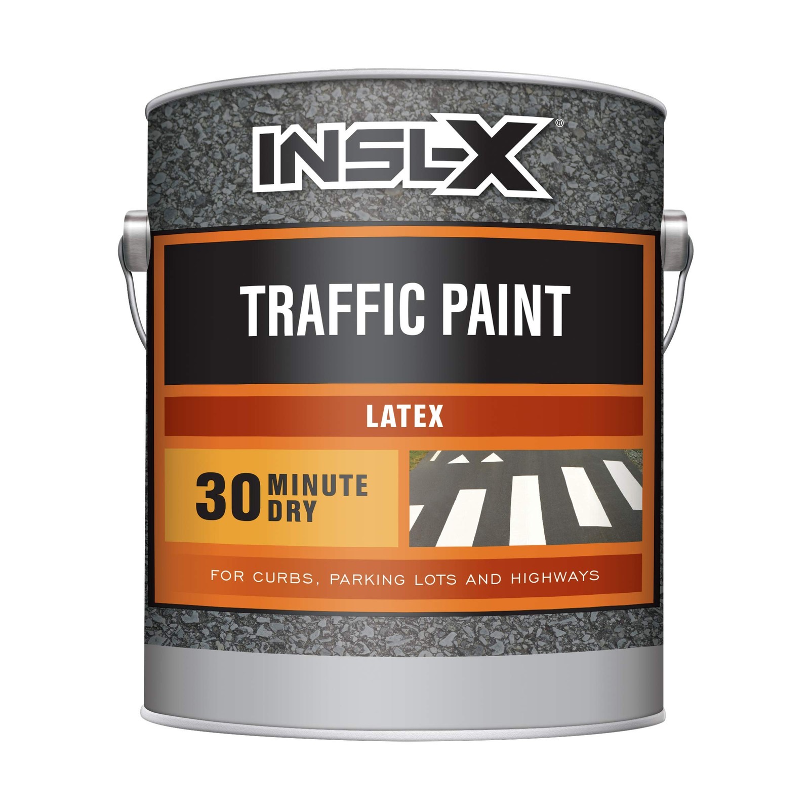 INSL-X Acrylic Latex Traffic Paint – White, 1 Gallon, Floor Marking