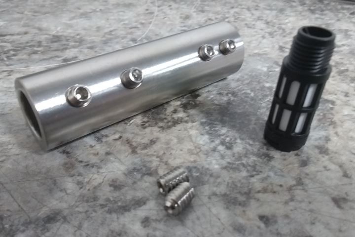 Dayton 32V127 1 HP 2,000 Max RPM 1/4 In NPT Air Inlet 36 In Shaft L Tank Mixer