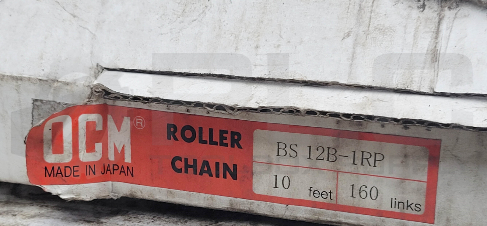 NEW OCM BS 12B-1RP ROLLER CHAIN 158 LINKS ~10′