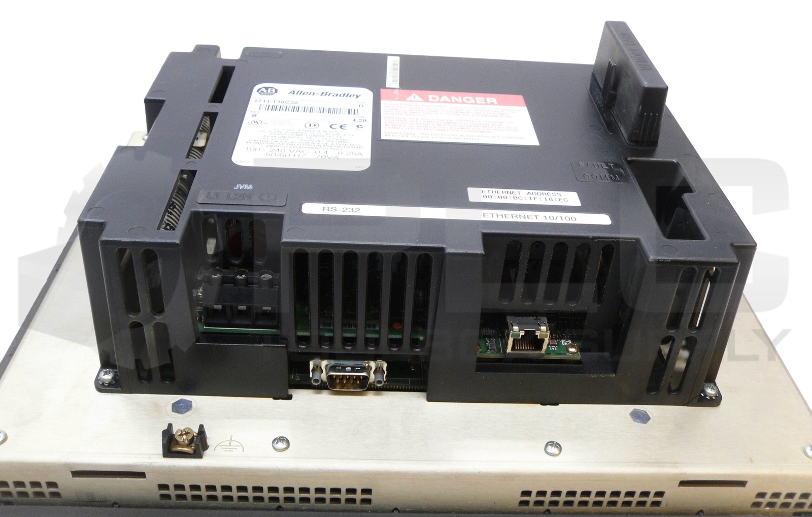 ALLEN BRADLEY 2711-T10C20 /D PANELVIEW 1000 OPERATOR INTERFACE 10.5″ FRN 4.20