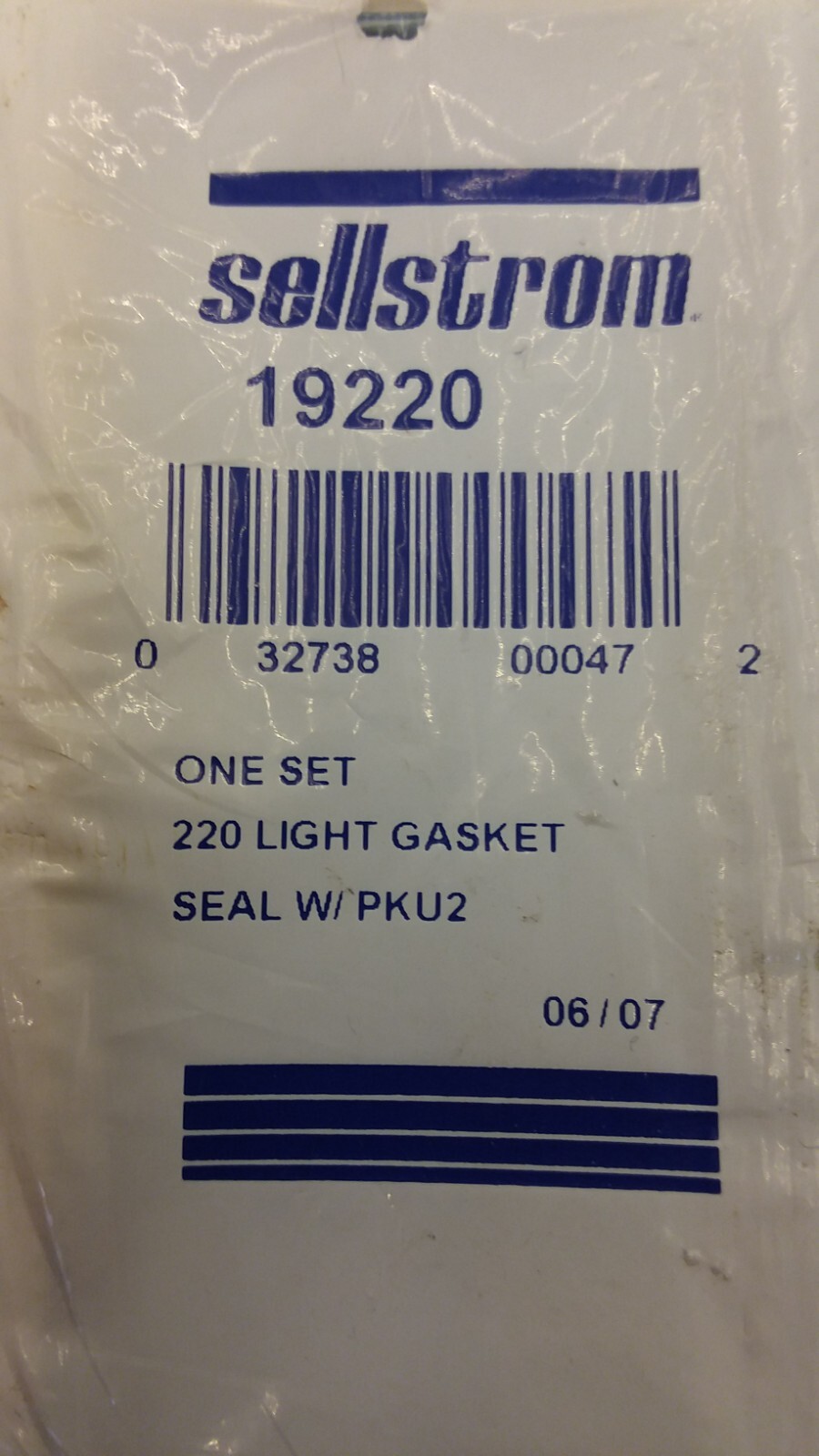 SELLSTROM PKU2 COVER PLATE LONG LIFE CR-39 PLASTIC 2X4-1/4INCH LOT OF 2