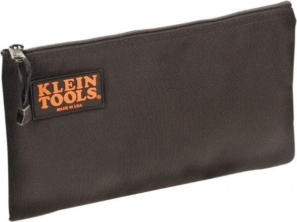 Klein Tools 5139B Zipper Bag: 1 Pocket 1″ OAW, Ballistic Polyester