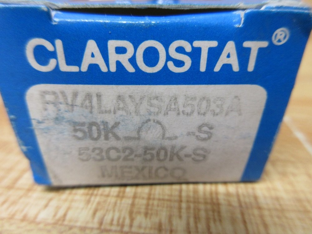 Clarostat RV4LAYSA503A Potentiometer 53C2-50K-S