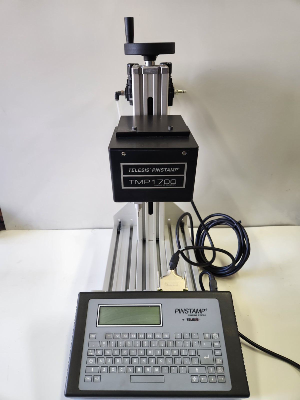 Telesis PinStamp TMP1700 Marking Head, TMC470 Controller and Stand