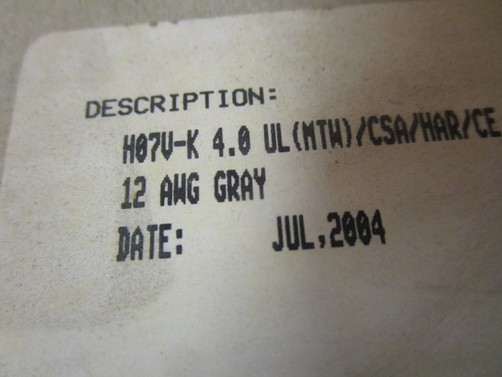 NEW LAPP KABEL 12AWG GREY CABLE 100M METER 328′ FT 4160606