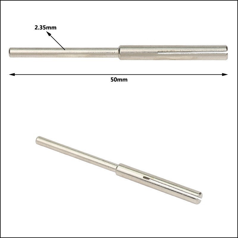 3/32″ Shank Dia Split Mandrel for Abrasive Sanding Disc Sandpaper 10pcs