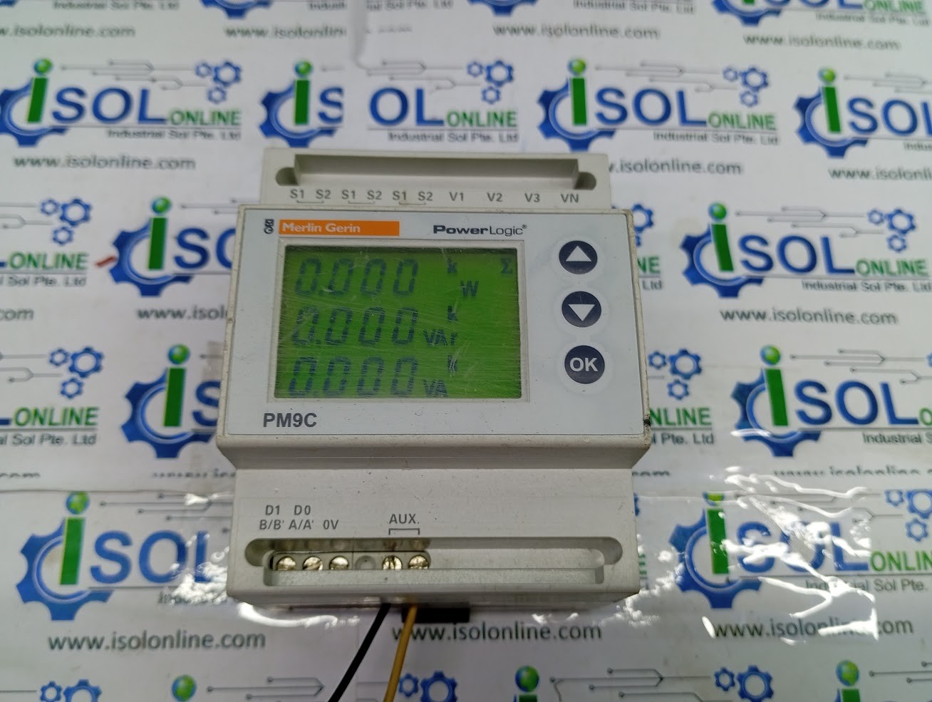 Merlin Gerin PM9C Digital PowerLogic Meter 15198AA Modbus Schneider Electric