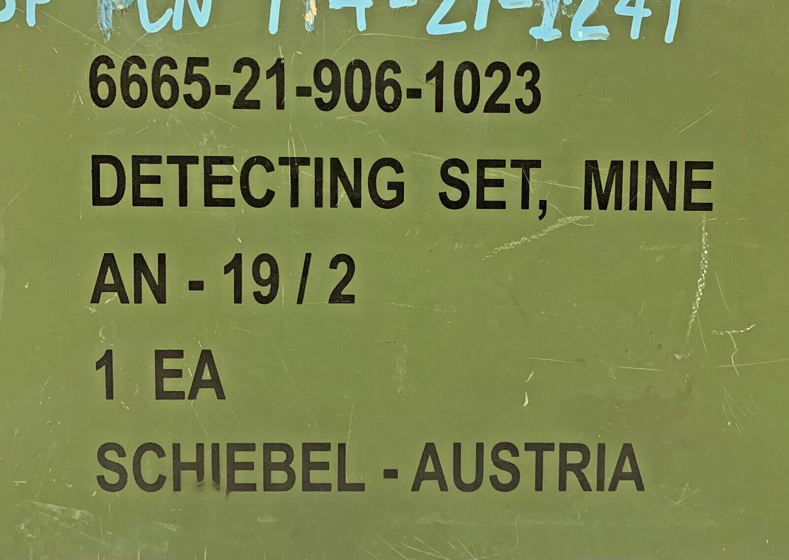 Schiebel – Austria Mine Detecting Set AN-19/2 6665-21-906-1023
