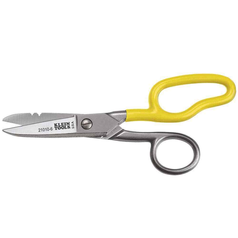 Klein Tools 21010-6-SEN Scissors: Designed for Telecom & Electrical Applications