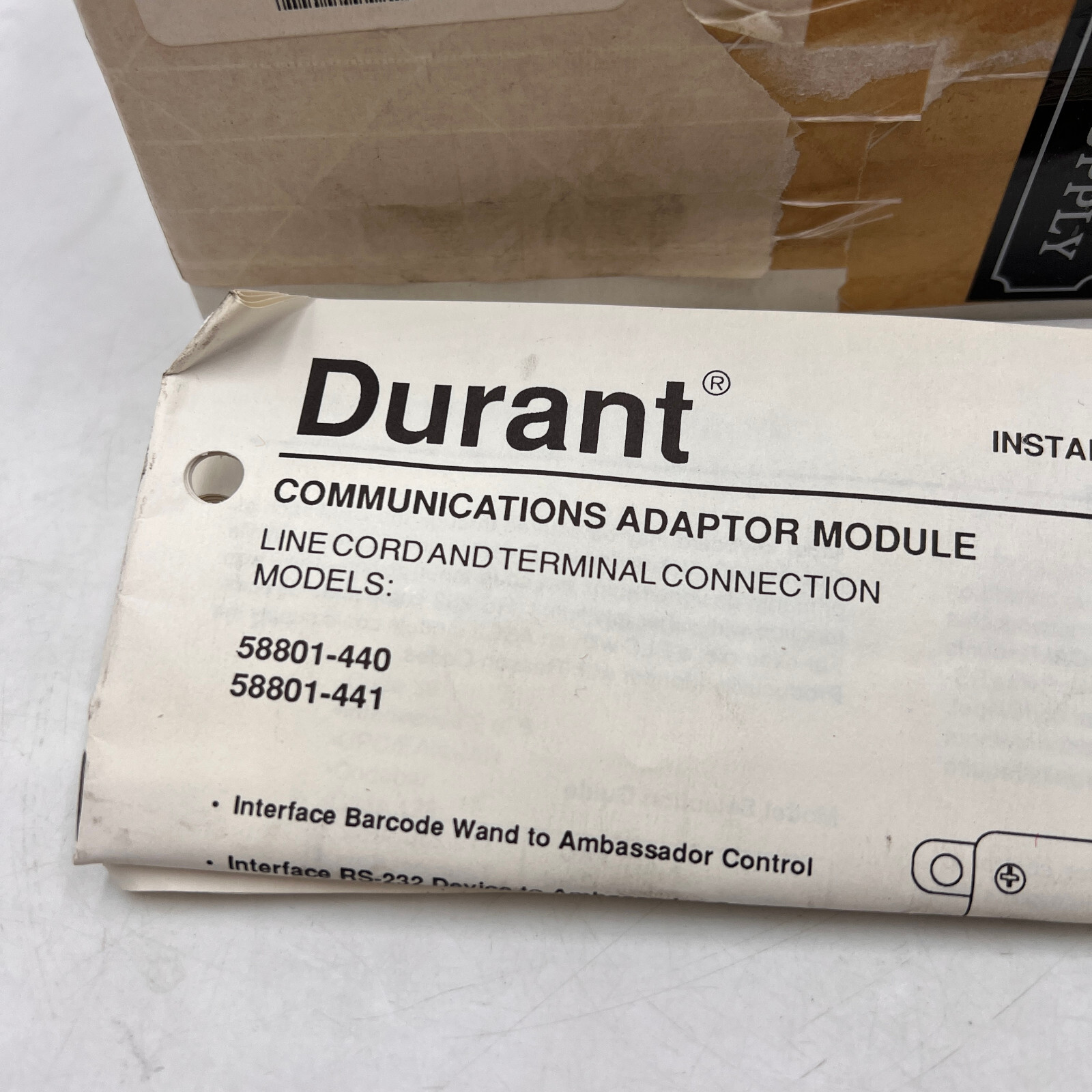 NEW EATON CORPORATION 58801-441 COMMUNICATION ADAPTOR MODULE STOCK