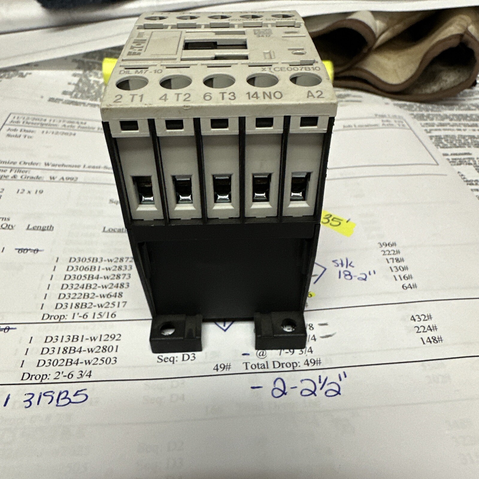 EATON IEC/EN 60947-4-1 CONTACTOR M007B XTCE007B10