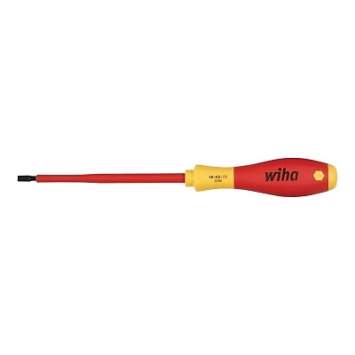 Wiha Tools 32012 3.0X100MM(1/8) Insulated Slotted SCR