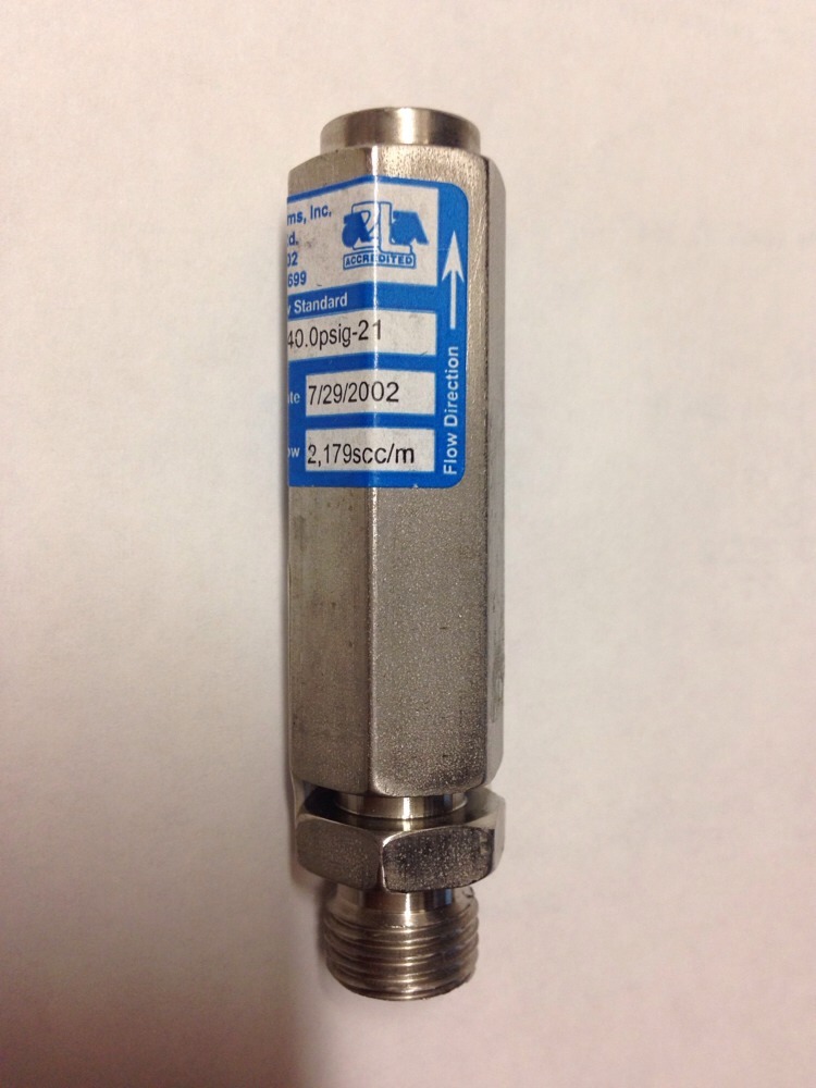 Cincinnati Test Systems 420-2166.00scc/m-40.0psig-21, EX0I1545, I-1545#1645Q3