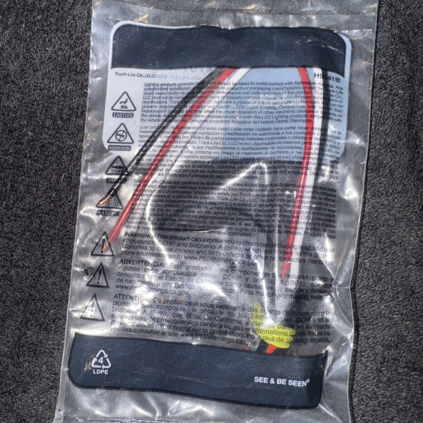Truck-Lite 94707 LED Stop/Turn/Tail Light (Plug Fit N Forget)