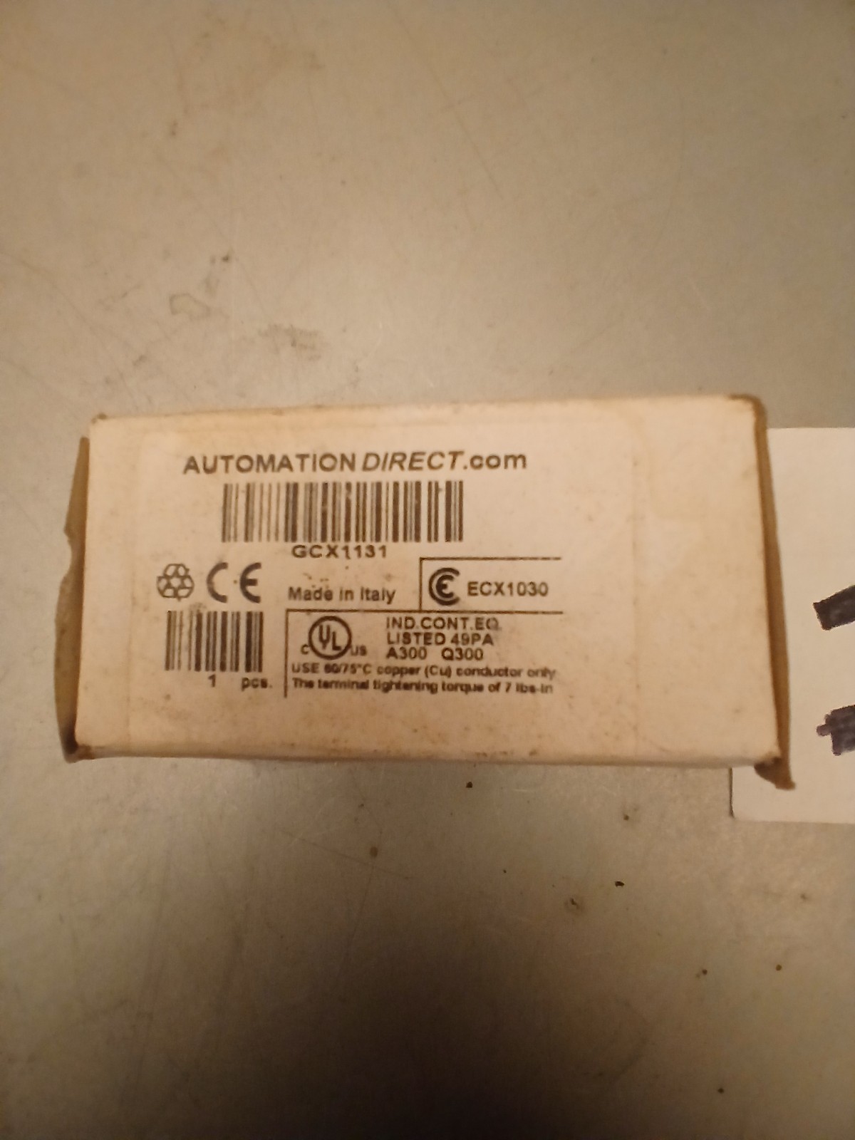 NEW AUTOMATION DIRECT GCX1131 EMERGENCY STOP PUSH BUTTON