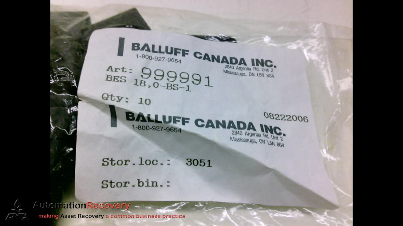 BALLUFF 999991 CLAMPING CUFF FOR PROXIMITY SWITCH, NEW #194761