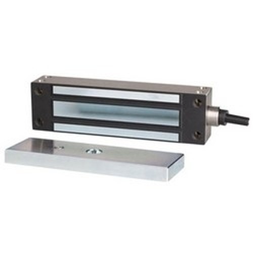 SECO-LARM 776654 Electromagnetic Gate Lock 12/24V DC 1200Lb Holding Force SS